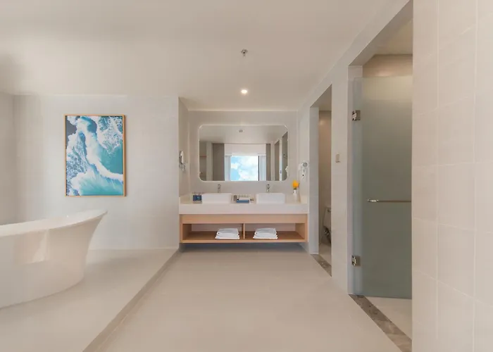 Suíte com vista para oceano com cama king