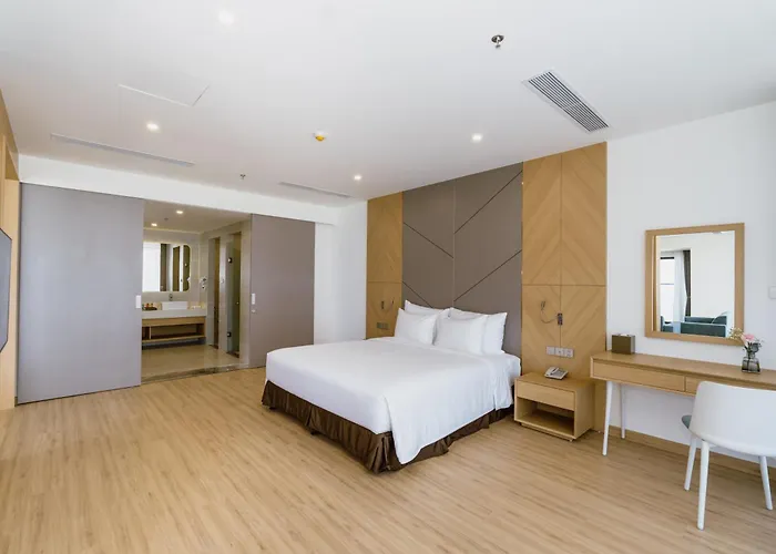 Suíte com vista para oceano com cama king